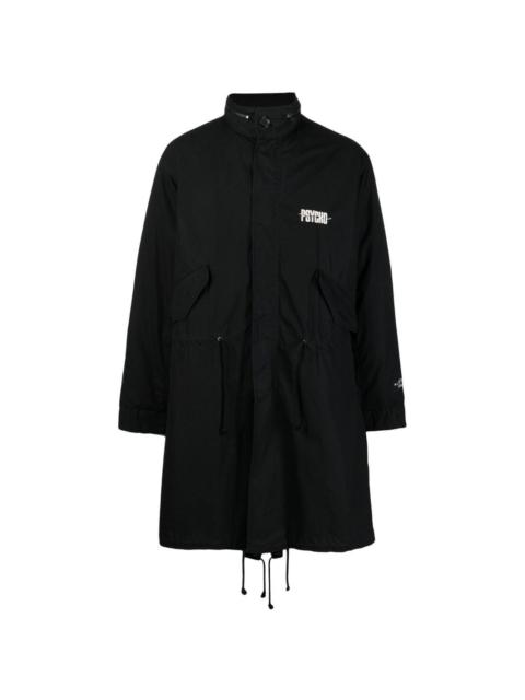 UNDERCOVER x Psycho graphic-patch coat