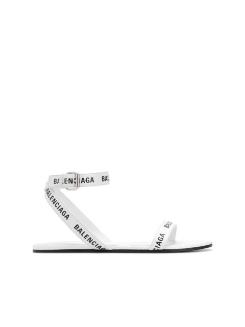 BALENCIAGA logo strap sandals