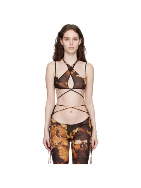 KNWLS Brown Glimmer Camisole