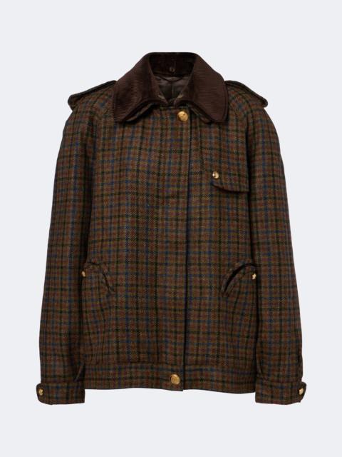 BLAZÉ MILANO Chausie checked virgin wool jacket