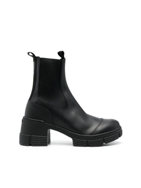 GANNI chunky-sole ankle boots