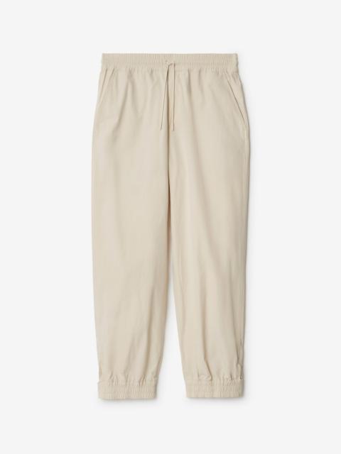 Burberry Cotton Blend Tailored Trousers