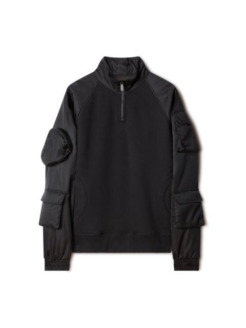 Patch Arr Halfzip Tech Crewn Black No Co