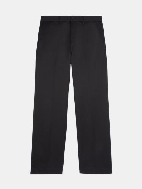 The Kooples BLACK COTTON TROUSERS
