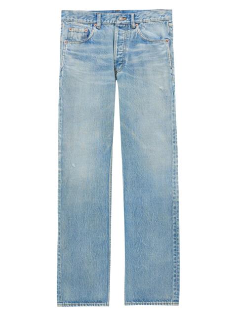SAINT LAURENT Men's Loose-Fit Jeans - Blue Beat
