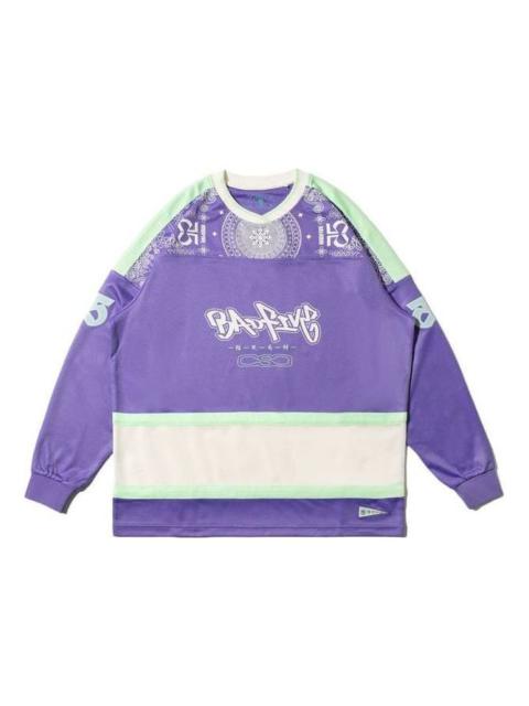 Li-Ning Sweatshirt 'Beige Purple' AAER207-2
