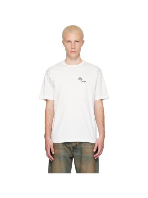 KENZO White Kenzo Paris 'KENZO Tulip' Embroidered T-shirt
