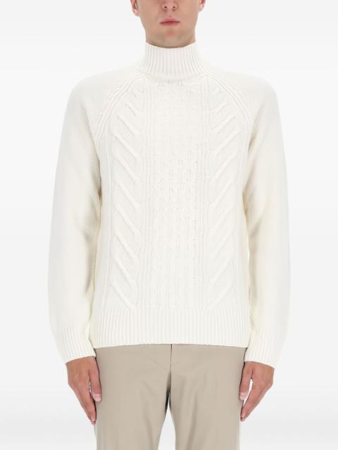 BOSS cable-knit sweater