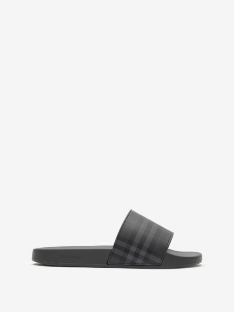 Burberry Check Slides