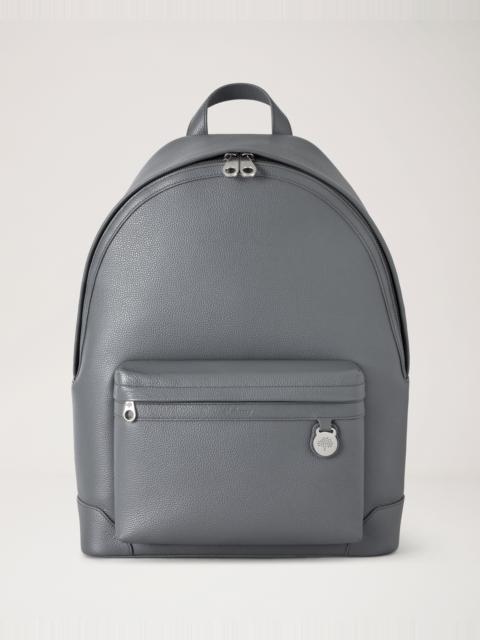 Mulberry Heritage Zipped Backpack Foggy Grey Two-Tone Small Classic Grain