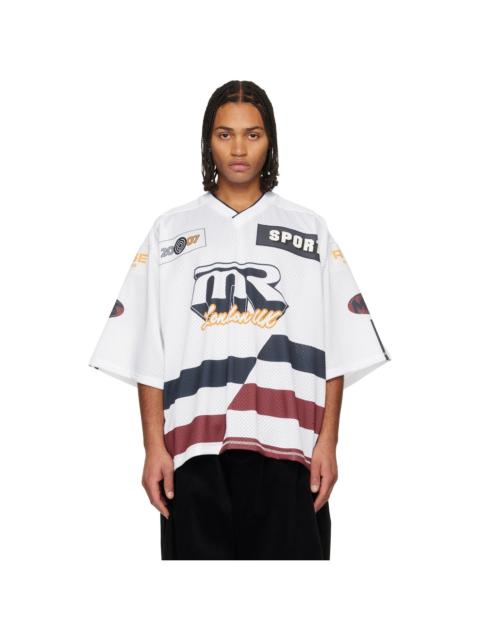 Martine Rose White Oversized Hockey T-shirt