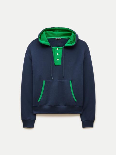 J.CREW Heritage terry contrast-trim hoodie