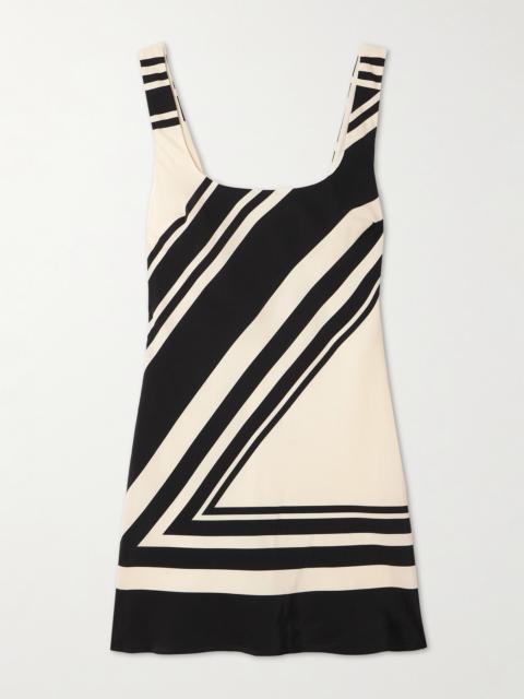 SIR. Pietra Printed Silk Crepe De Chine Mini Dress