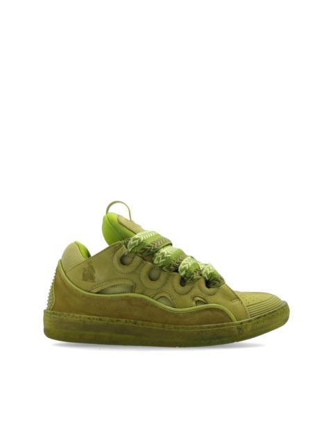 Lanvin Curb panelled-design sneakers