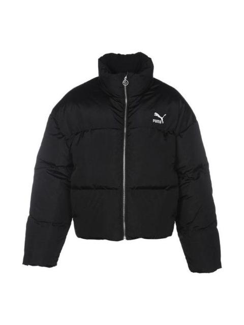 (WMNS) PUMA Puffer Winter Jacket 'Black' 623601-01