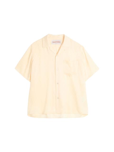 Valentino jacquard silk shirt