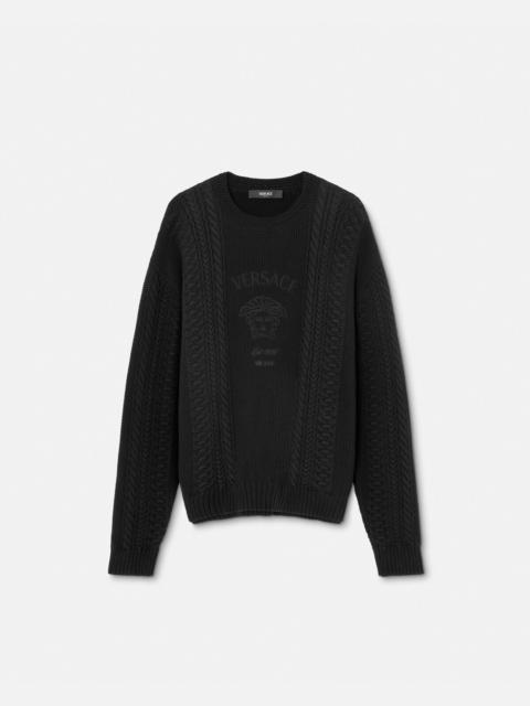 Medusa Milano Cable-Knit Sweater