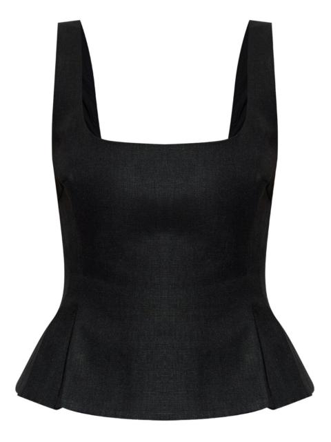 POSSE Rosalie peplum top