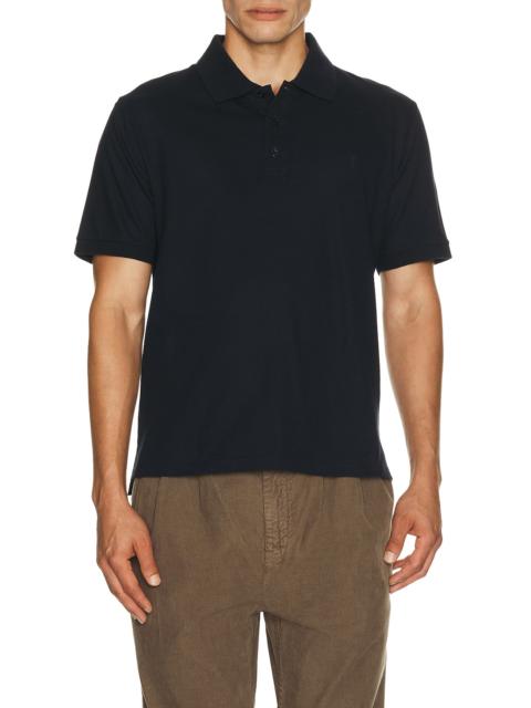 SAINT LAURENT Cassandre Embroidered Polo