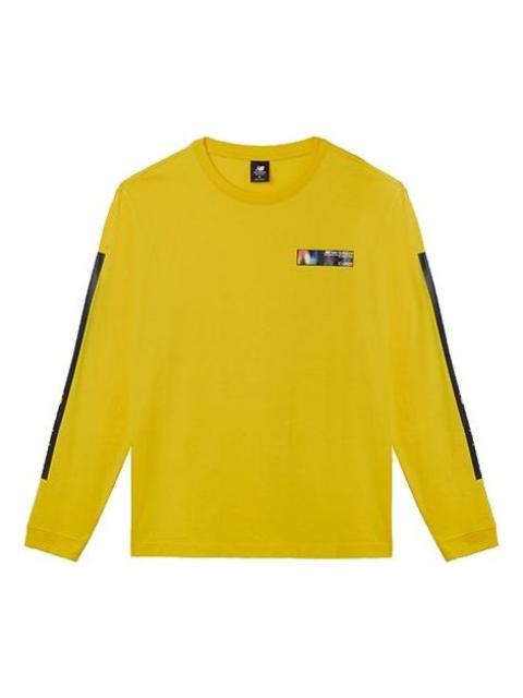 New Balance Crew-neck Casual All-match Sweater Pullover Men's Yellow AMT03528-ATY