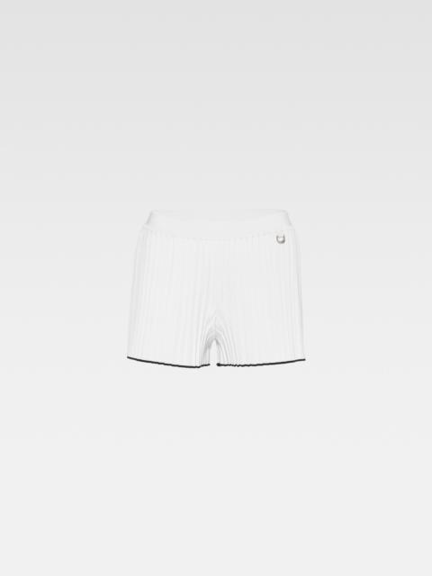 JACQUEMUS Le short maille plissé