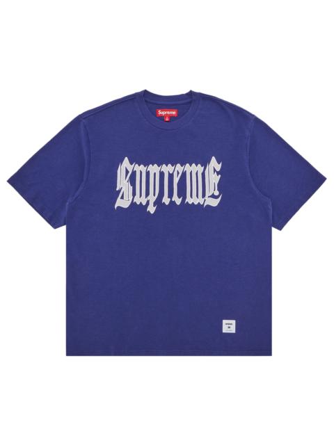 Supreme Old English Short-Sleeve Top 'Washed Navy'
