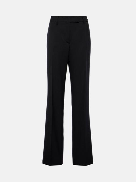 Prada High-rise wool straight pants