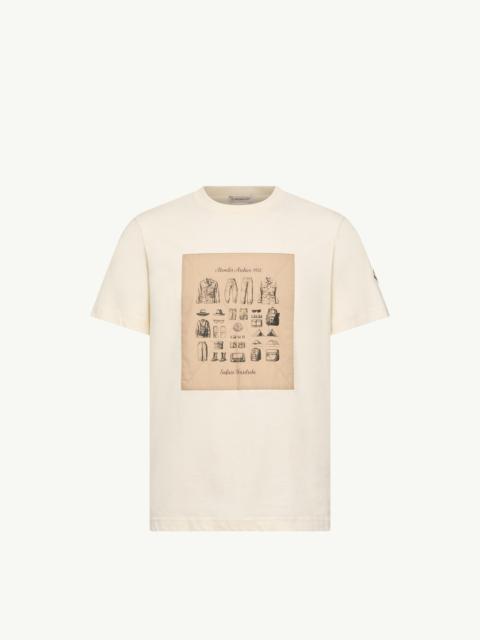 Moncler Safari Wardrobe Print Cotton T-Shirt