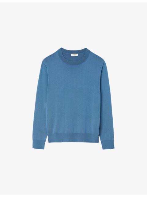 Sandro Crewneck fine-knit jumper