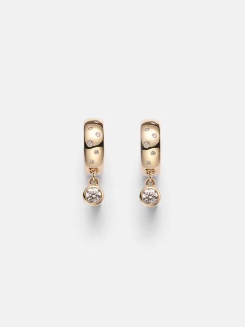 ROXANNE FIRST 14kt gold earrings with diamonds