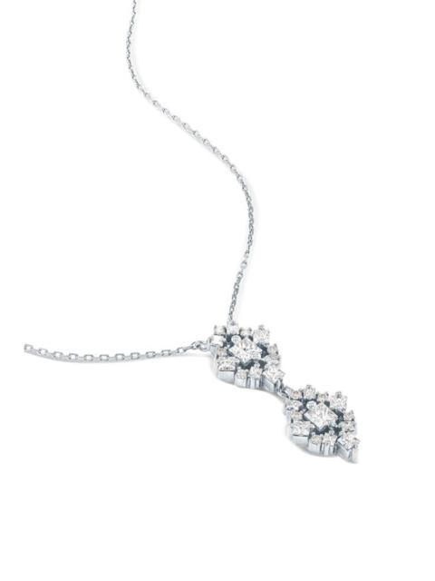 SUZANNE KALAN Double Star Diamond Pendant Necklace