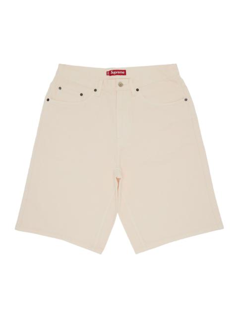 Supreme Supreme Baggy Denim Short 'Natural' | REVERSIBLE