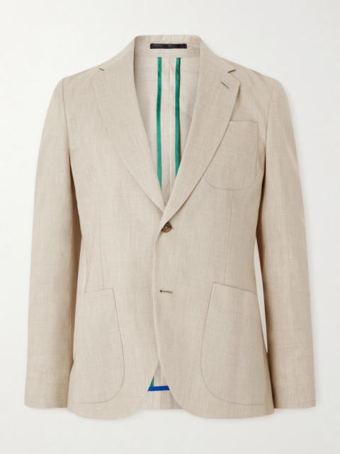 Paul Smith Linen and Wool-Blend Twill Suit Jacket