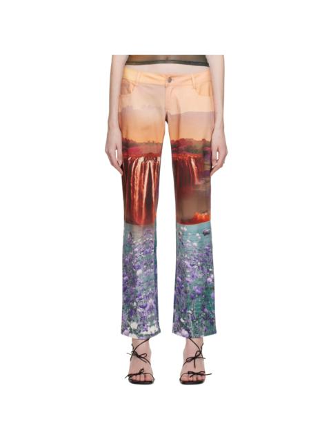 miaou Multicolor Atlas Trousers