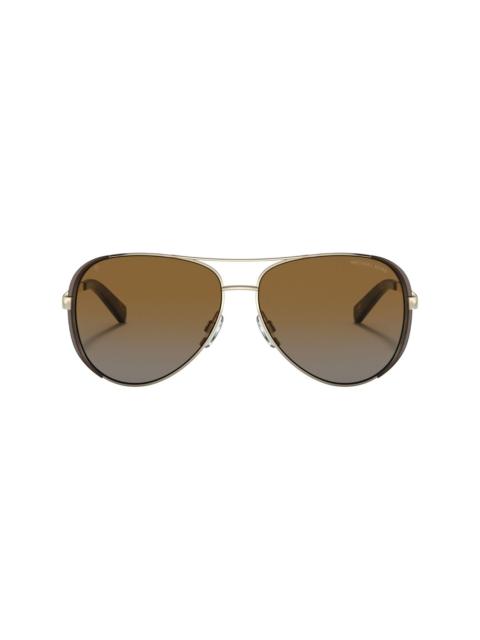 MICHAEL KORS aviator shaped sunglasses