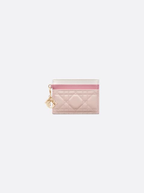 Dior Lady Dior Freesia Card Holder