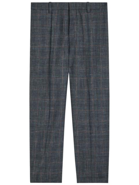 Jil Sander Jil Sander Checked Straight-leg Trousers