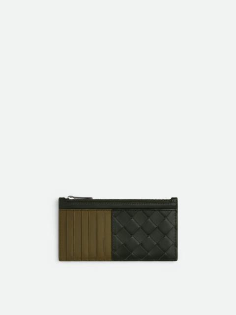 Intrecciato Long Zippered Card Case