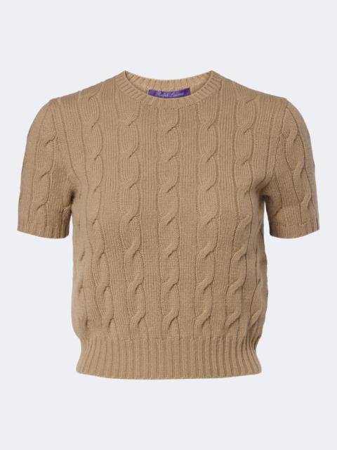 Ralph Lauren Cable-knit cashmere sweater