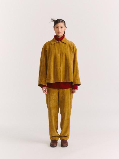 CASEY/CASEY DRAYS JACKET - MID VELVET - GOLD