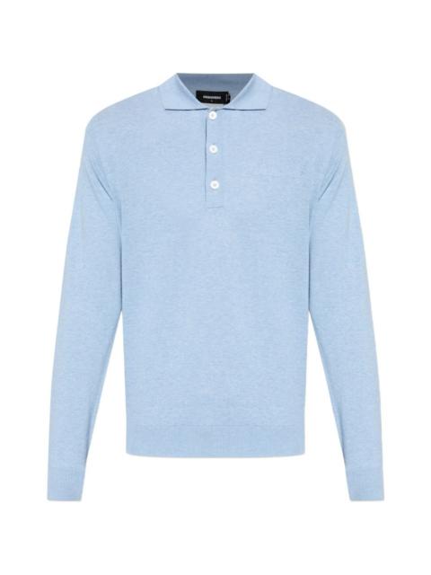 DSQUARED2 long-sleeve polo shirt