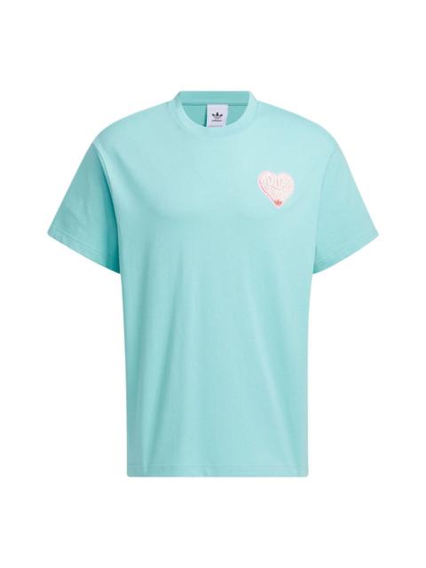 adidas originals V-Day Short Sleeve T-Shirt (Gender Neutral) 'Blue' JE3471
