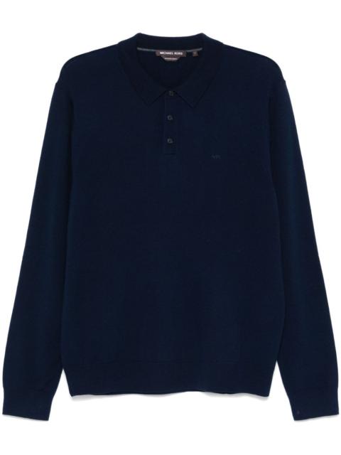 MICHAEL KORS merino-wool polo shirt