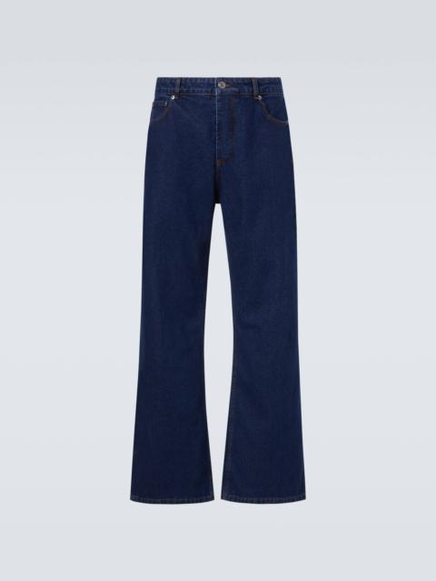 AMI Paris Mid-rise wide-leg jeans