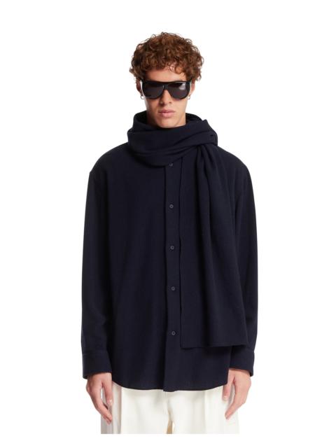 DARKPARK Blue George Shirt with Scarf