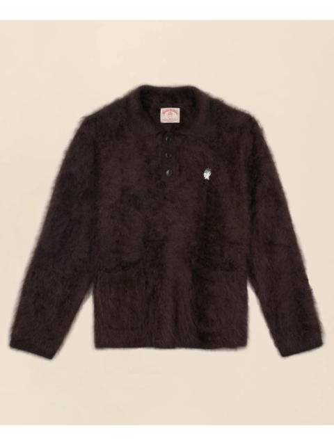 Brooks Brothers Brooks Brothers x Brain Dead Brushed Cashmere Embroidered Emblem Polo Sweater