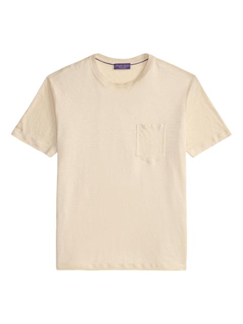 Ralph Lauren Men's Pocket Linen Jersey T-Shirt - Limestone