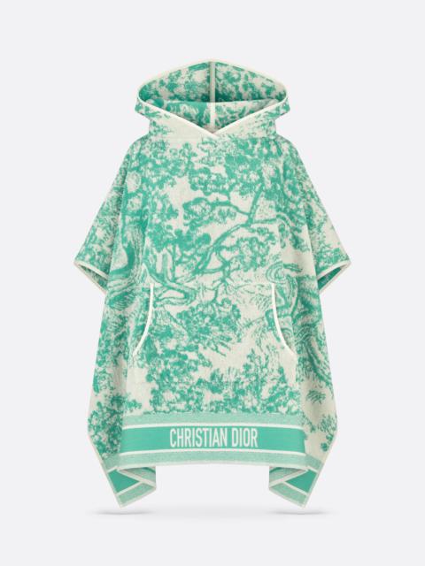 Dior Dioriviera Toile de Jouy Sauvage Hooded Poncho