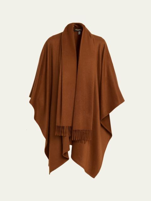 Daisy Fringed Cashmere Cape