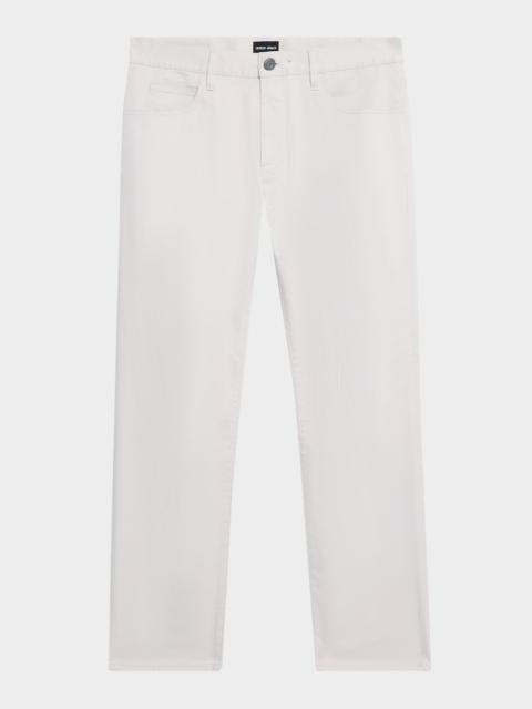 GIORGIO ARMANI Men's 5-Pocket Stretch Cotton Pants